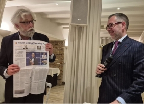 Professor Sven Biscop: in alle media, maar ook bij Rotary Club Gent!